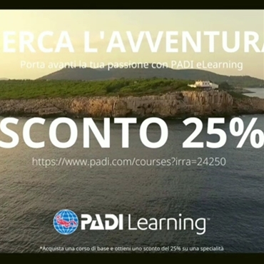 PADI eLearning deal from the 20th till the 30th November 2020
